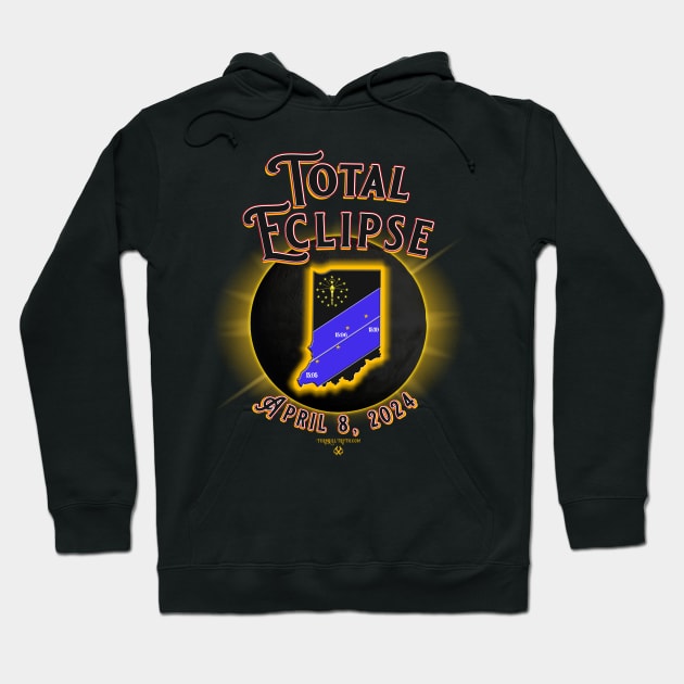 Total Eclipse Indiana Hoodie by Turnbill Truth Designs